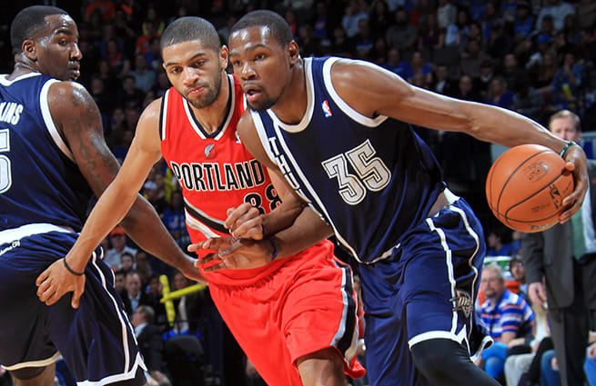 Kevin Durant and the Thunder are 21-4 with Russell Westbrook this year and just 7-6 without him.